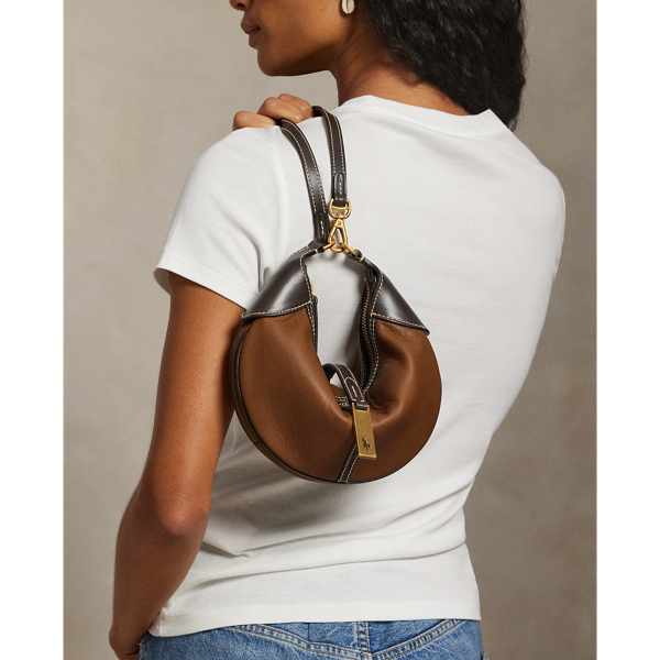 Ralph Lauren Polo Id Leather Mini Shoulder Bag