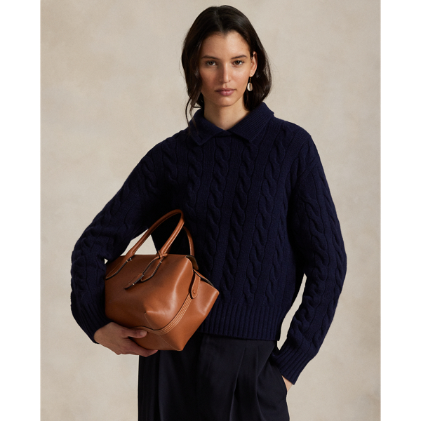 Sacoche Bellport en cuir - Polo Ralph Lauren - Modalova