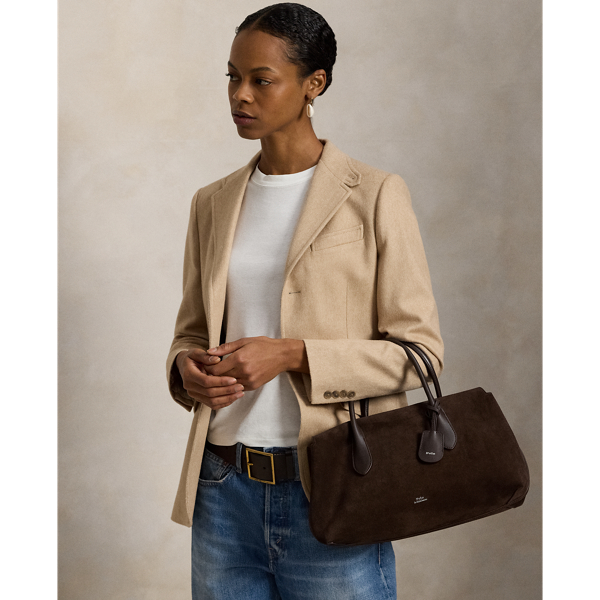 Bellport Suede Satchel