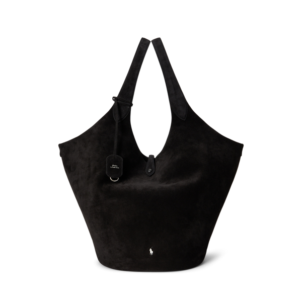 Tote Polo Play Grande in Camoscio - Ralph Lauren