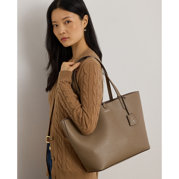 Ralph Lauren Faux-leather Large Reversible Tote Bag