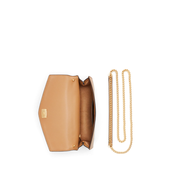LAUREN RALPH LAUREN】ナッパ レザー ミディアム Sawyer バッグ 
