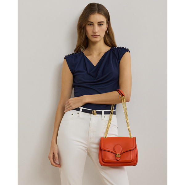 Petit sac Bradley en cuir chagrin - Lauren - Modalova