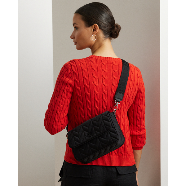 Ralph Lauren Quilted Medium Stevie Messenger Bag