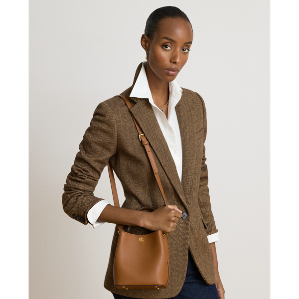 Crosshatch Small Reese Bucket Bag