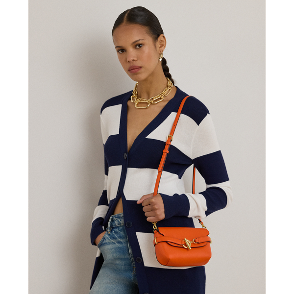 Ralph Lauren Leather Small Blaike Crossbody Bag