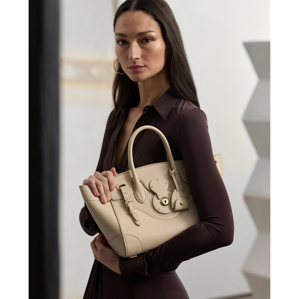 Shop Polo Ralph Lauren Calfskin Soft Ricky 27 In Fawn