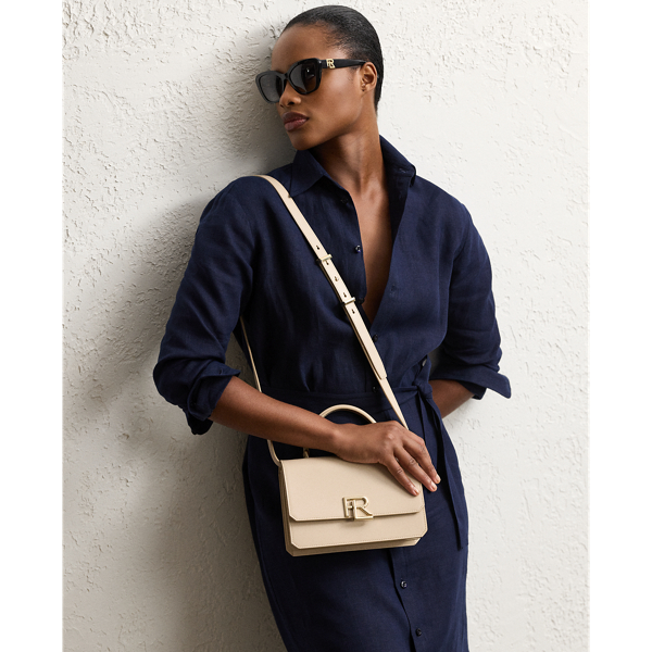 Polo Ralph Lauren Rl 888 Box Calfskin Top Handle In Fawn