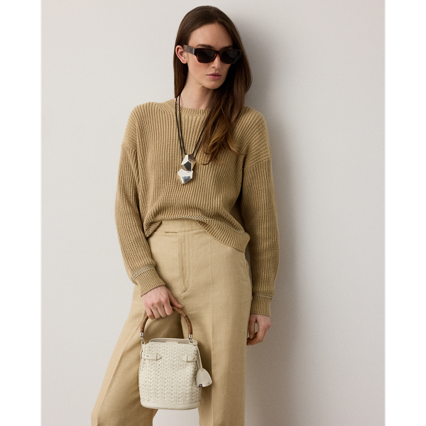 Ralph Lauren Collection The Ralph Lauren Braided Small Bucket Bag