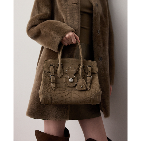 Borsa Soft Ricky 27 in Alligatore - Ralph Lauren
