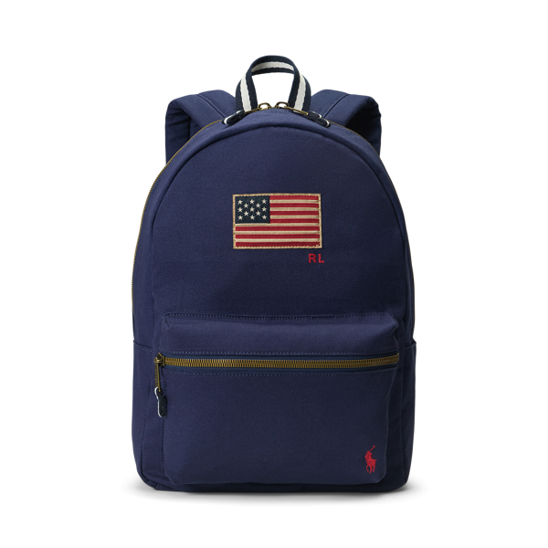 Polo Ralph Lauren Kid's Americana Backpack In Newport Navy
