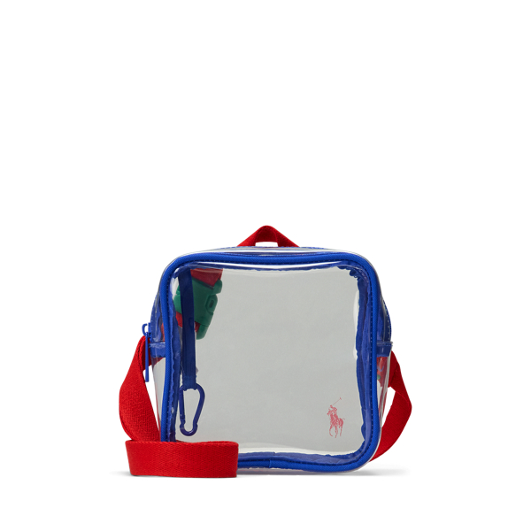 Polo Ralph Lauren Ralph Lauren Big Pony Clear Square Crossbody Bag In Multi