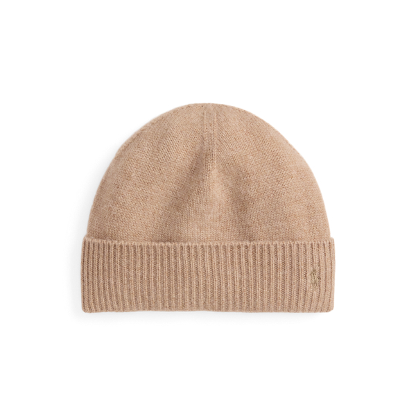 Ralph Lauren Wool-cashmere Beanie In Brown