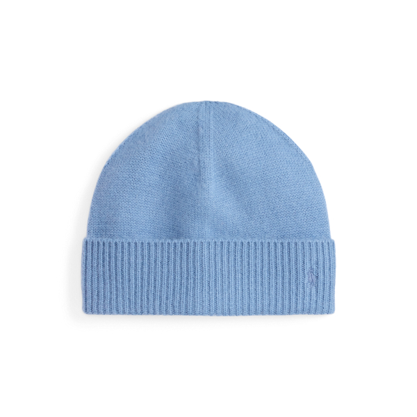 Ralph Lauren Wool-cashmere Beanie In Blue
