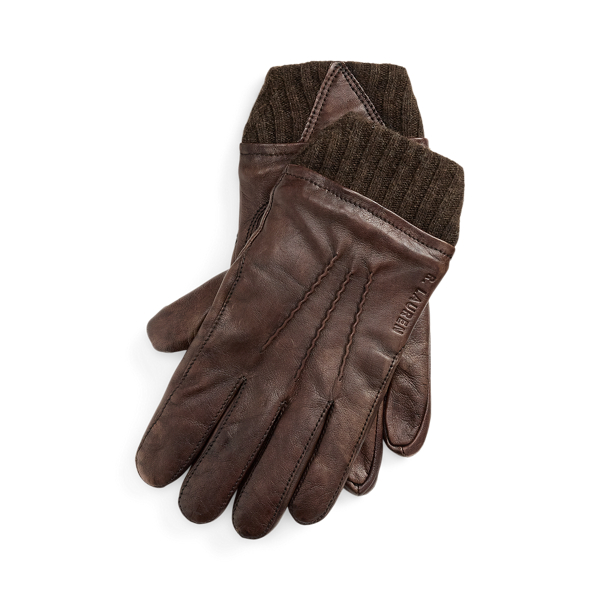 Ralph Lauren Insulated Burnished Sheepskin Gloves