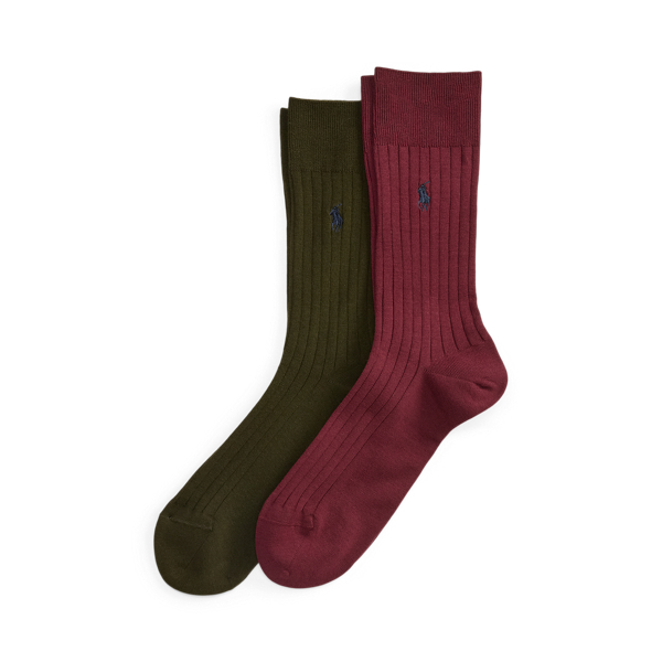 Cotton-Blend Trouser Sock 2-Pack