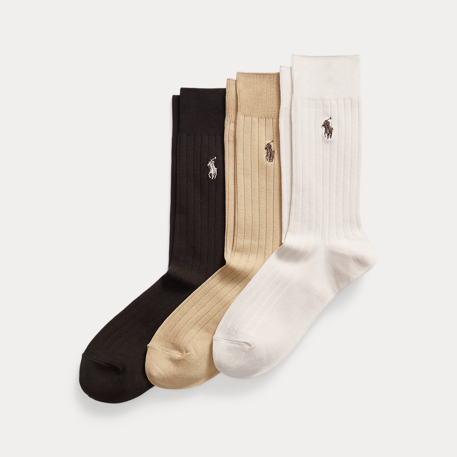 Cotton-Blend Trouser Sock 3-Pack