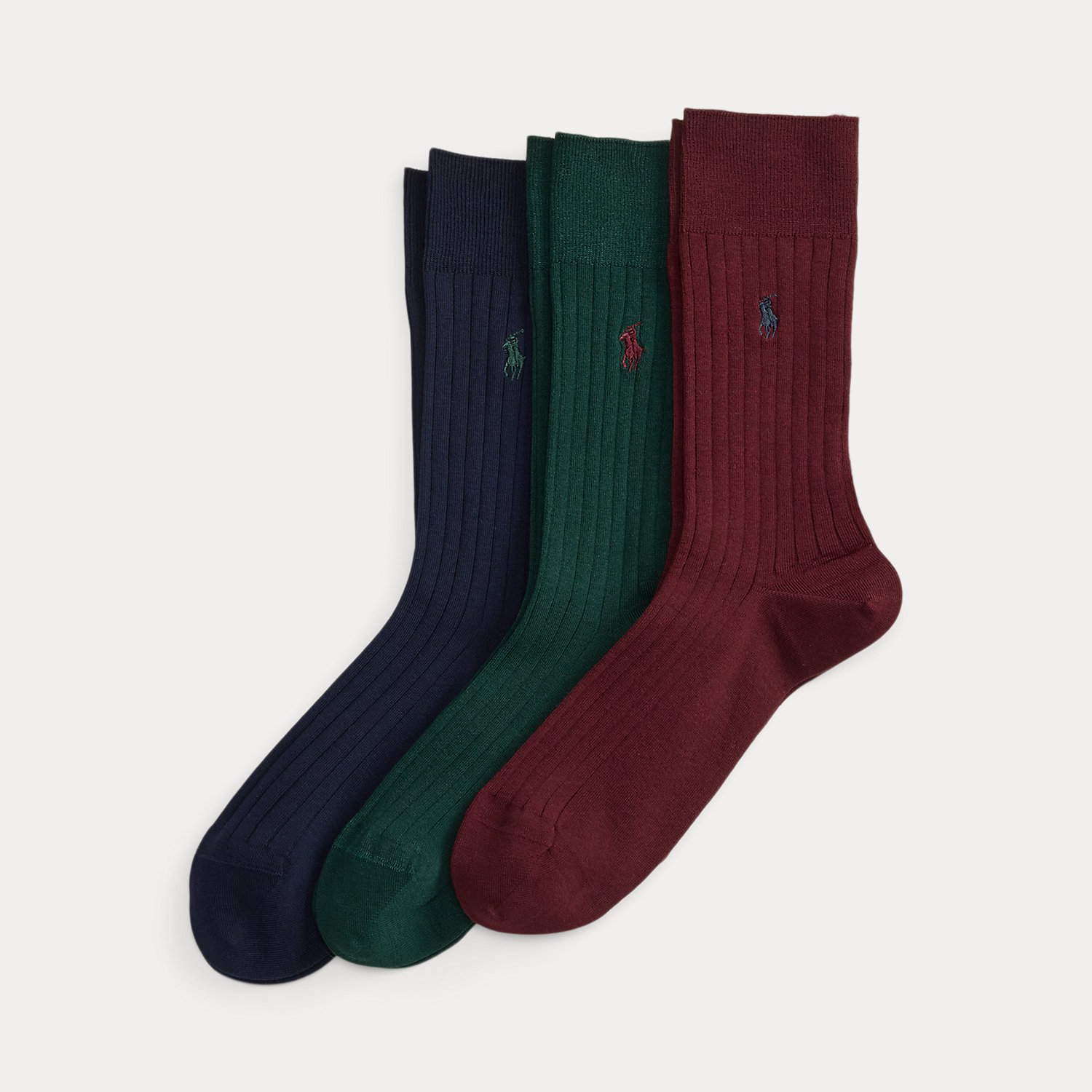 Cotton-Blend Trouser Sock 3-Pack