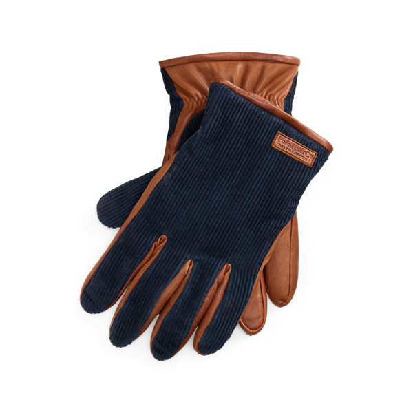 Insulated Corduroy & Sheepskin Gloves