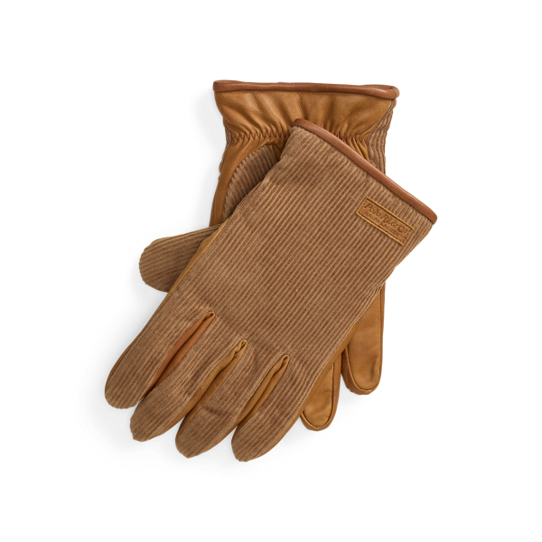 Insulated Corduroy & Sheepskin Gloves