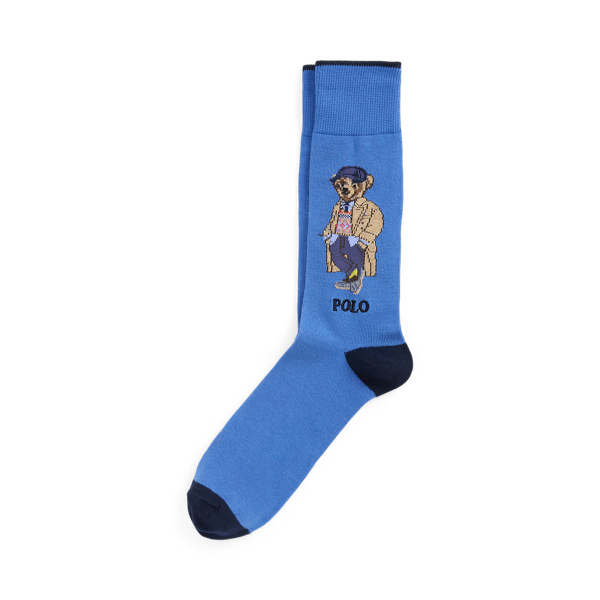 Polo Bear Cotton-Blend Trouser Socks