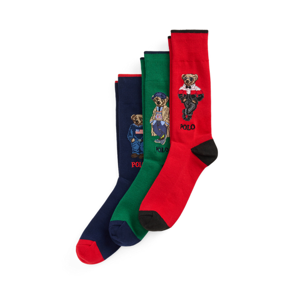 Polo Bear Trouser Sock 3-Pack Gift Set
