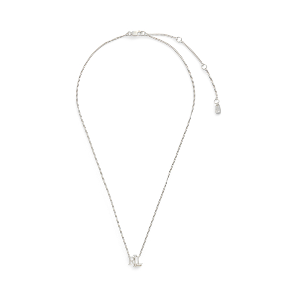Collier pendentif à logo en argent - Ralph Lauren - Modalova