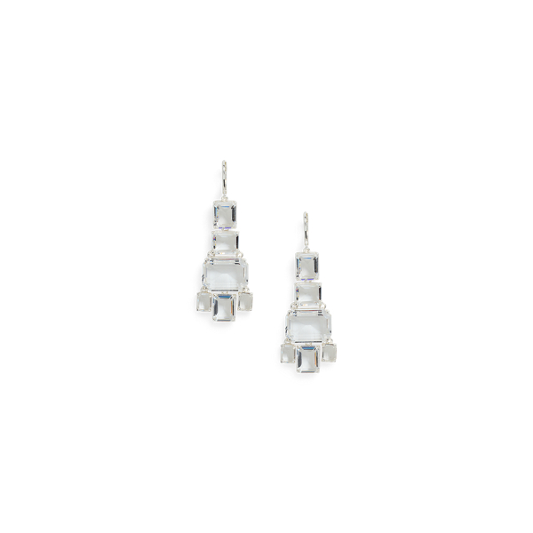 Boucles d'oreilles chandelier pierres - Lauren - Modalova