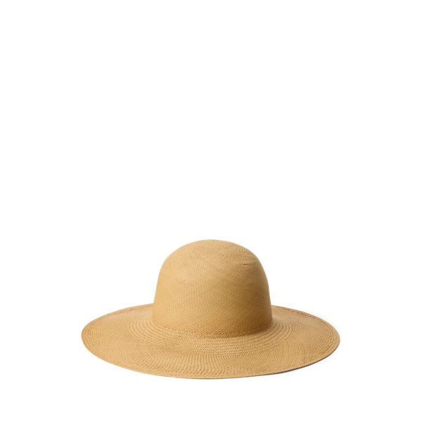 Polo Ralph Lauren Toquilla Straw Sunhat In Dark Natural
