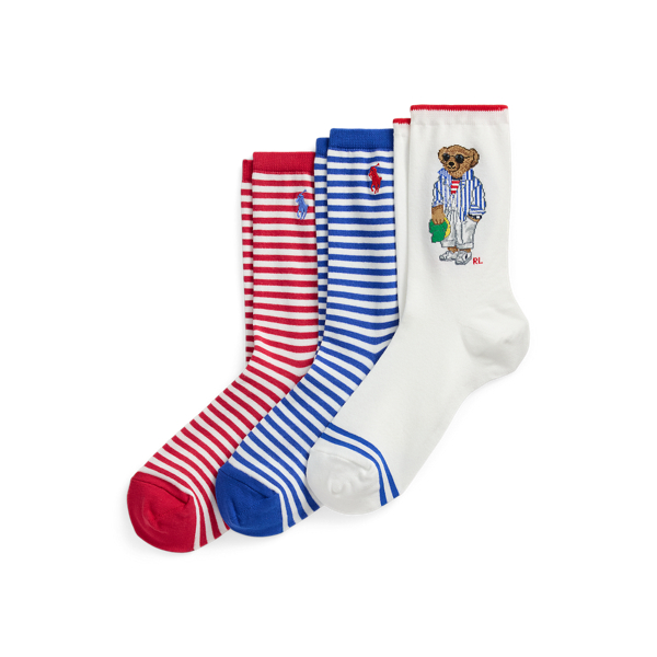 Coffret 3 paires chaussettes Polo Bear - Polo Ralph Lauren - Modalova