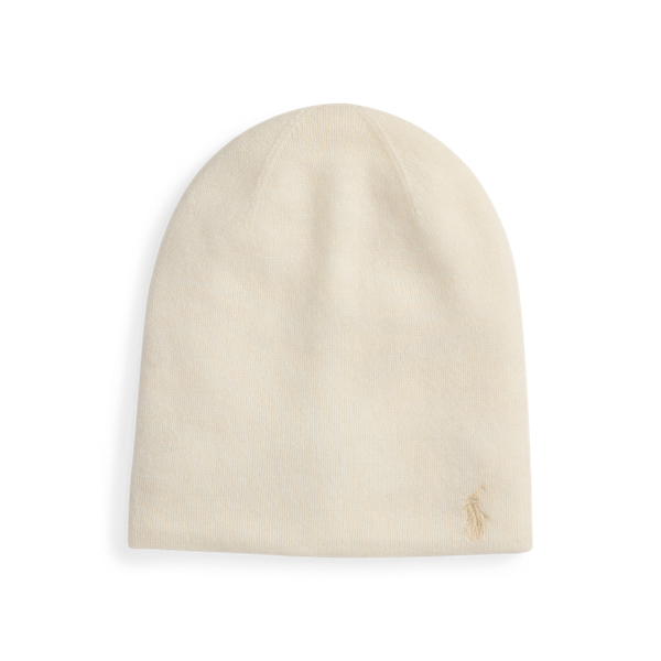Ralph Lauren Cashmere Beanie In Neutral