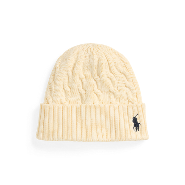 Cable-Knit Cotton Beanie