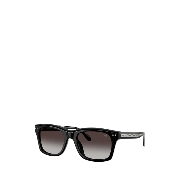 Ralph Lauren Automotive Square Sunglasses In Black