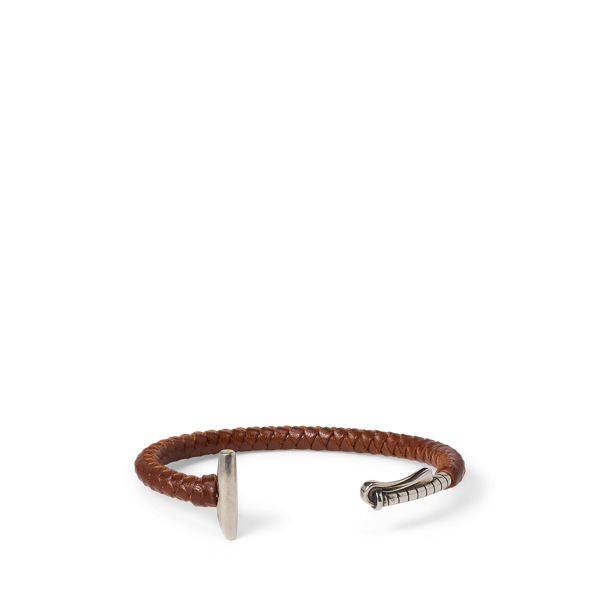 Bracelet maillet polo tressé en argent - Ralph Lauren - Modalova