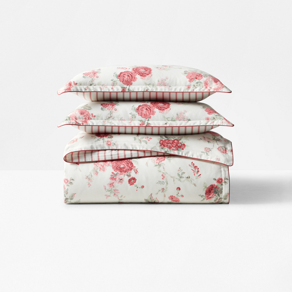 Ralph Lauren Sofia Comforter Set In Red