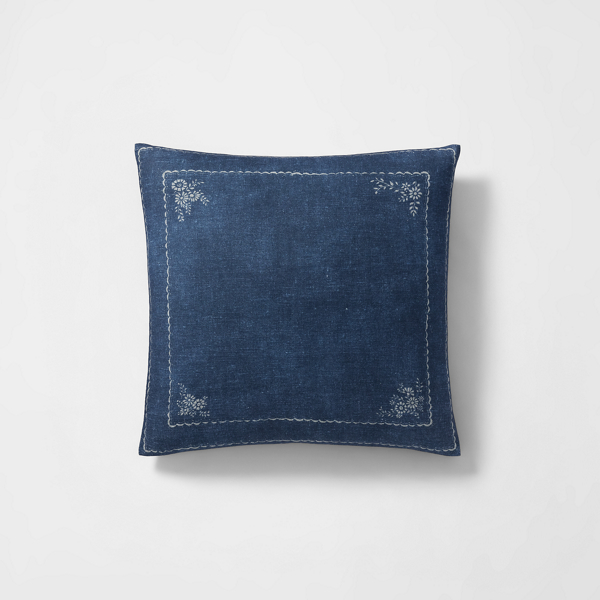 Ralph Lauren Griffin Throw Pillow In Blue