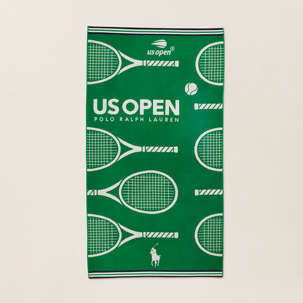 Ralph Lauren Us Open Graphic Beach Towel In Multi