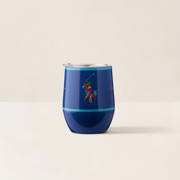Polo Ralph Lauren Color-blocked Big Pony Small Tumbler In Multi