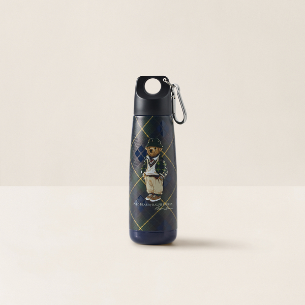 Ralph Lauren Highmoore Polo Bear Loop Water Bottle In Multi