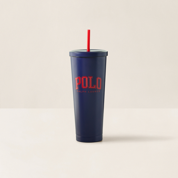 Polo Icon Iced Beverage Cup & Straw