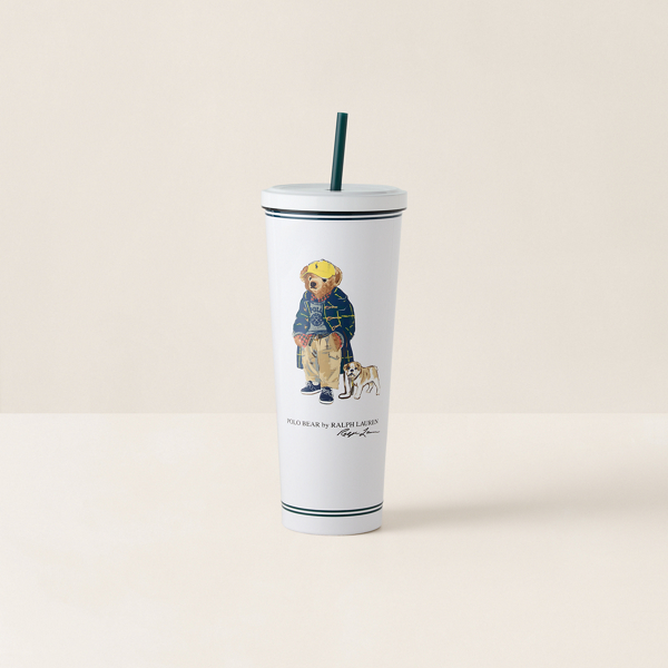 Polo Bear Iced Beverage Cup & Straw