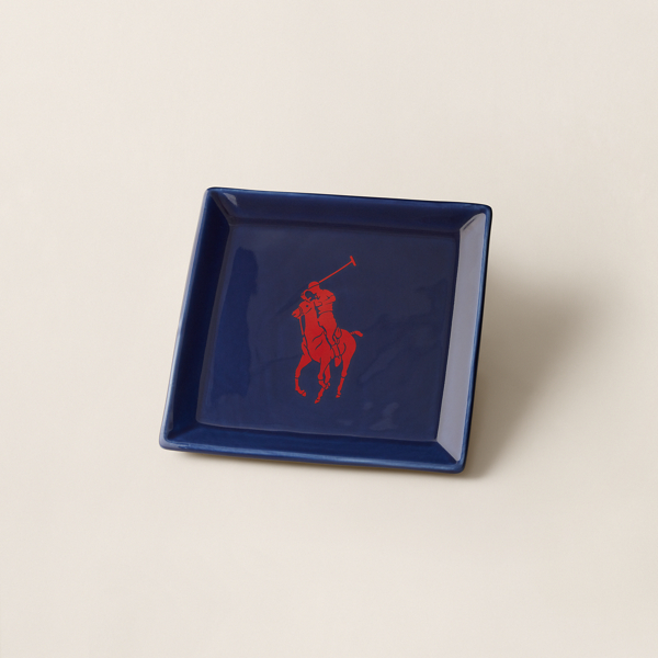 Ralph Lauren Polo Icon Trinket Tray In Multi