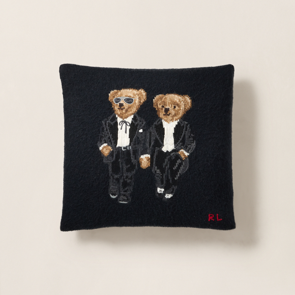 The  Ralph Lauren & Ricky Tuxedo Bear Pillow