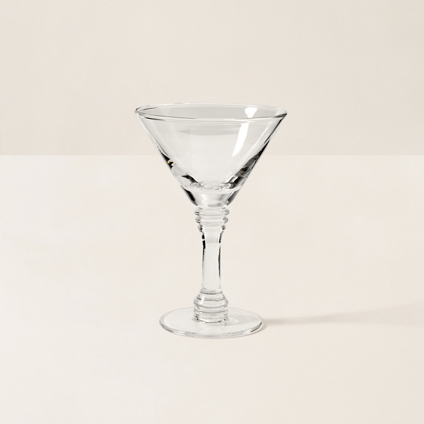 Polo Ralph Lauren Ethan Martini Glass In Clear