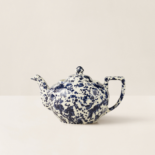 Ralph Lauren Antique Marble Teapot In Multi