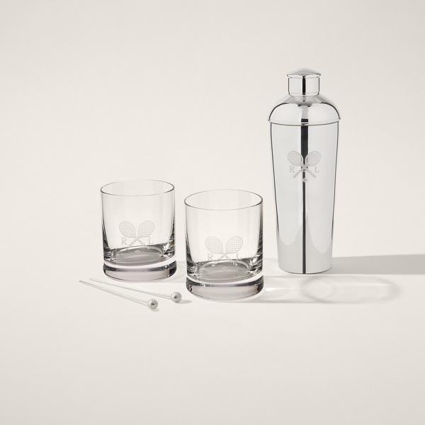 Ralph Lauren Ashby Cocktail Set In Transparent