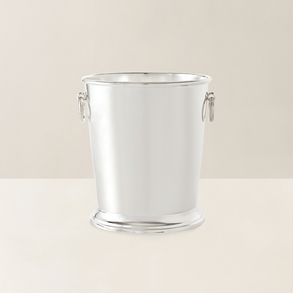 Ralph Lauren Durban Champagne Bucket In Silver