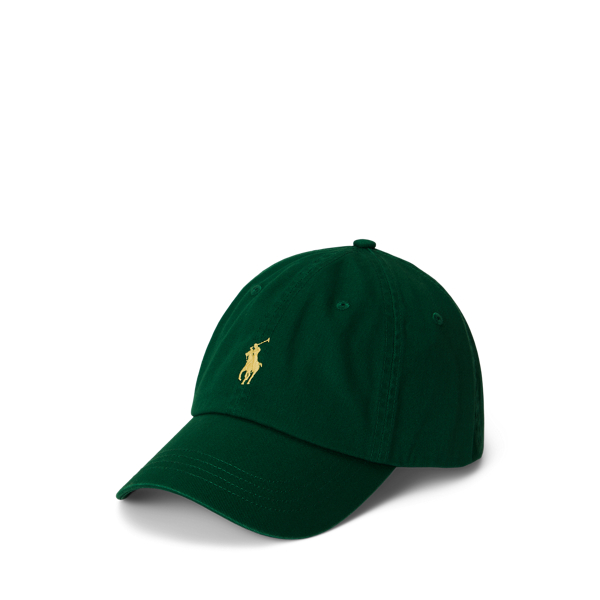 Ralph Lauren The Iconic Cotton Chino Ball Cap In Green
