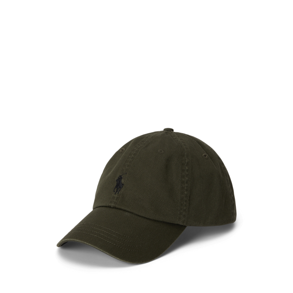 Ralph Lauren The Iconic Cotton Chino Ball Cap In Green