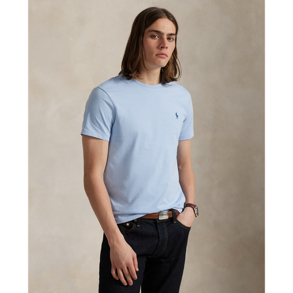 Washed for a perfectly broken-in look and feel, this cotton T-shirt is a Polo essential you'll reach for again and again.